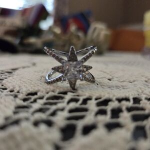BP Silver Starburst Ring